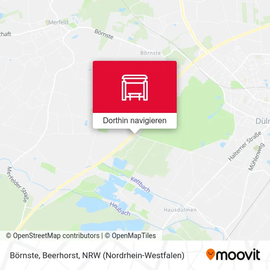 Börnste, Beerhorst Karte