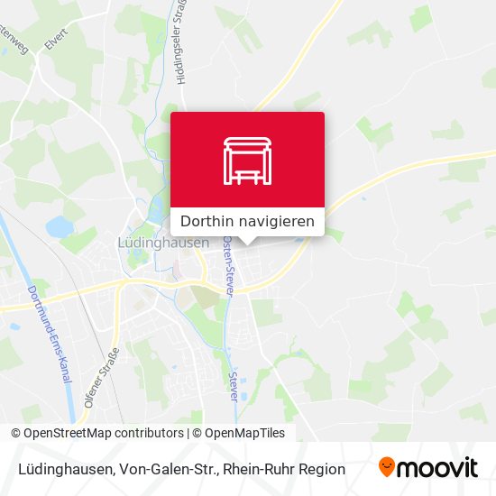 Lüdinghausen, Von-Galen-Str. Karte