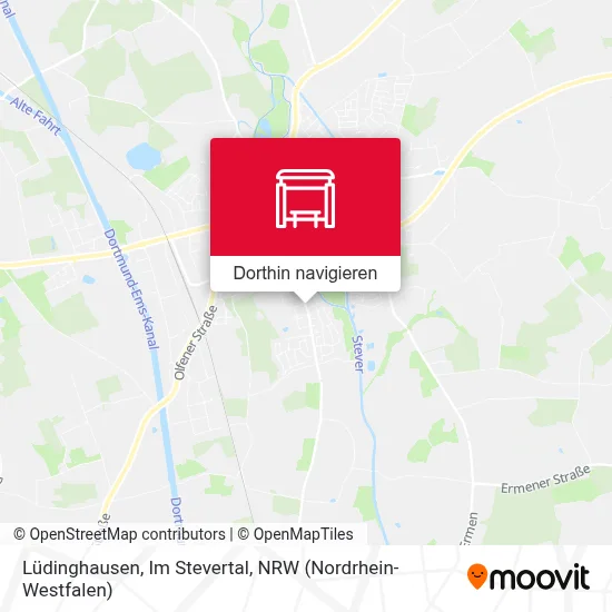 Lüdinghausen, Im Stevertal Karte