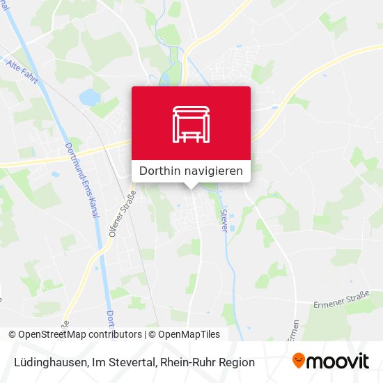 Lüdinghausen, Im Stevertal Karte