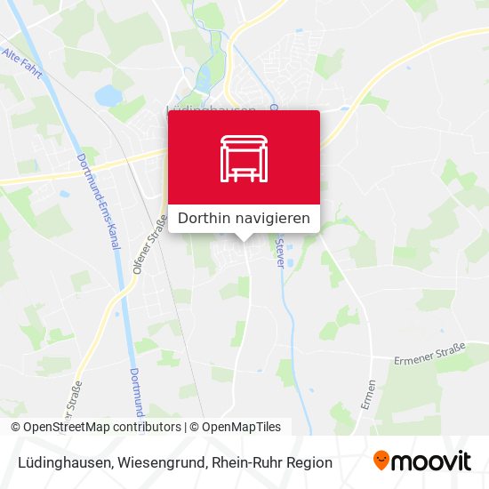 Lüdinghausen, Wiesengrund Karte