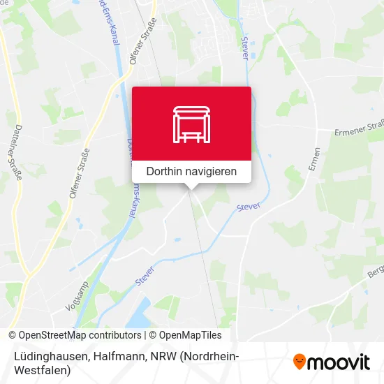 Lüdinghausen, Halfmann Karte