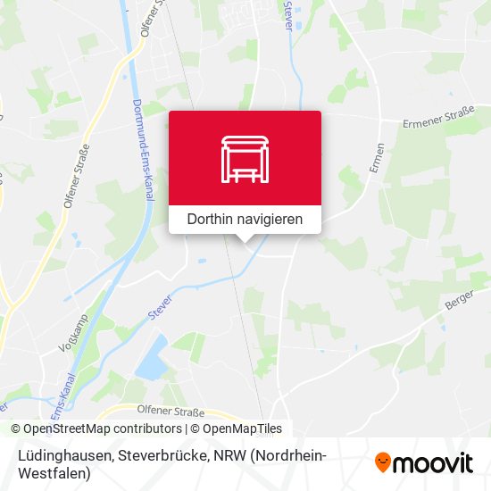Lüdinghausen, Steverbrücke Karte