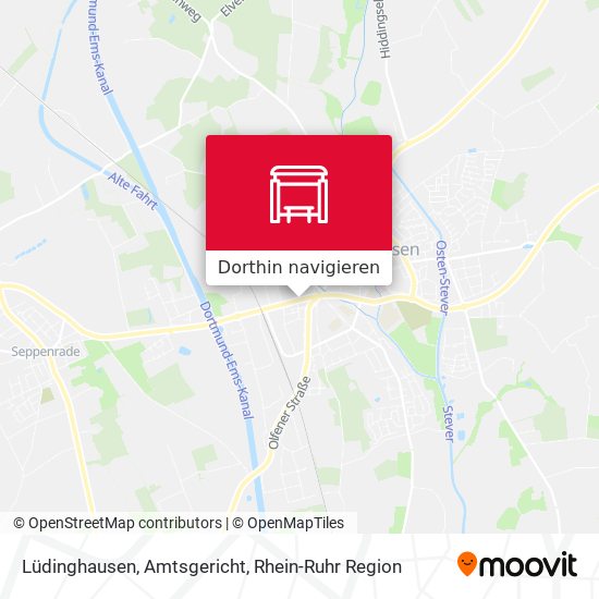 Lüdinghausen, Amtsgericht Karte