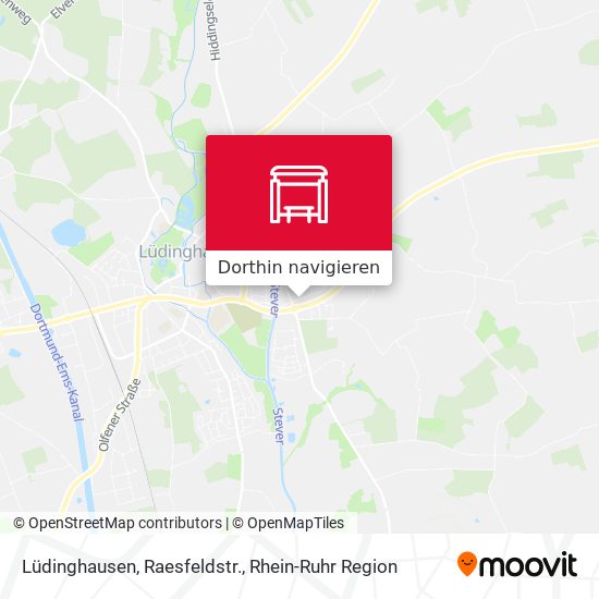 Lüdinghausen, Raesfeldstr. Karte