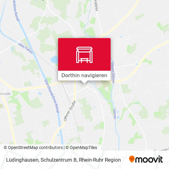 Lüdinghausen, Schulzentrum B Karte