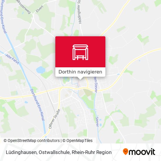 Lüdinghausen, Ostwallschule Karte