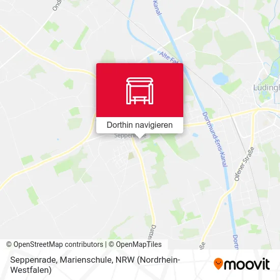 Seppenrade, Marienschule Karte