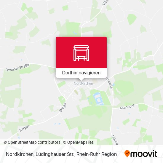 Nordkirchen, Lüdinghauser Str. Karte