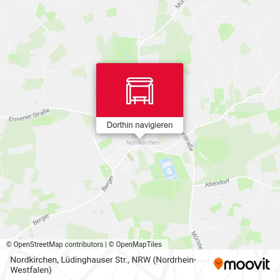 Nordkirchen, Lüdinghauser Str. Karte