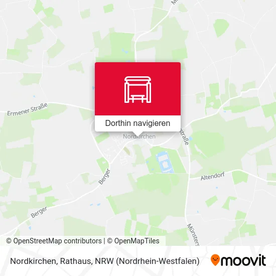 Nordkirchen, Rathaus Karte