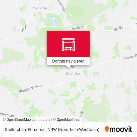 Südkirchen, Ehrenmal Karte