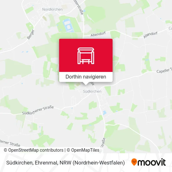 Südkirchen, Ehrenmal Karte