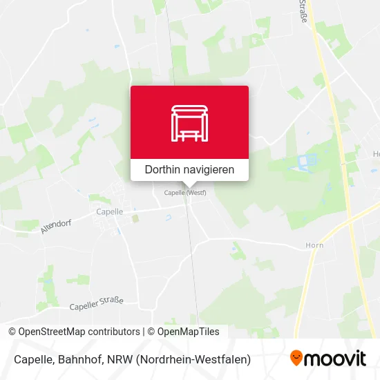 Capelle, Bahnhof Karte