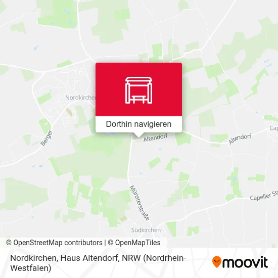 Nordkirchen, Haus Altendorf Karte