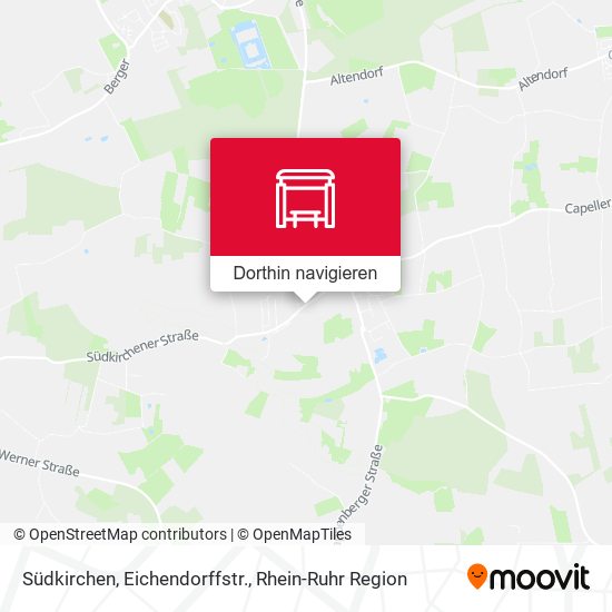 Südkirchen, Eichendorffstr. Karte