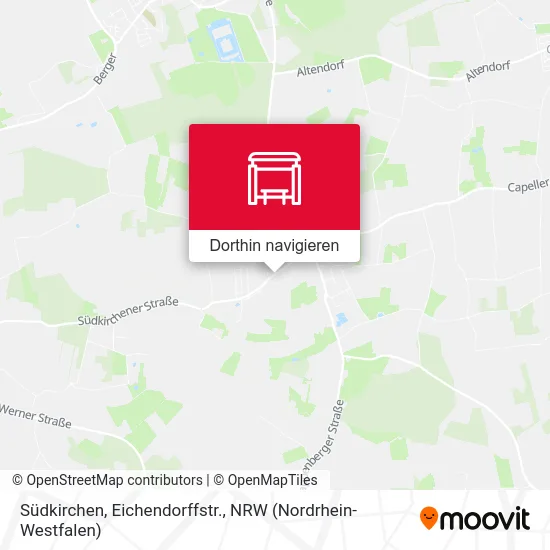 Südkirchen, Eichendorffstr. Karte