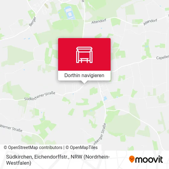 Südkirchen, Eichendorffstr. Karte