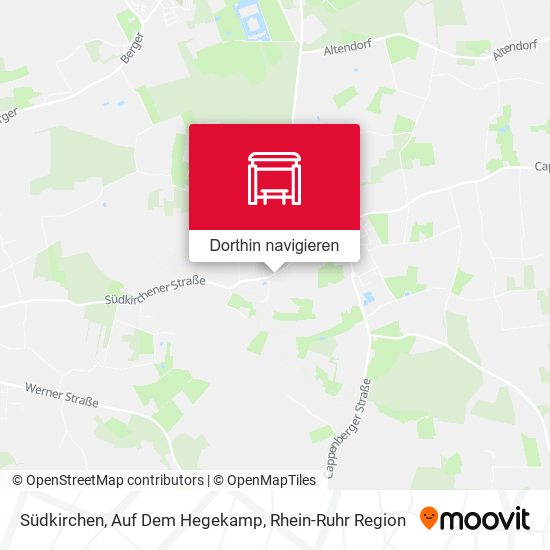 Südkirchen, Auf Dem Hegekamp Karte