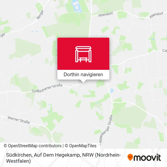 Südkirchen, Auf Dem Hegekamp Karte