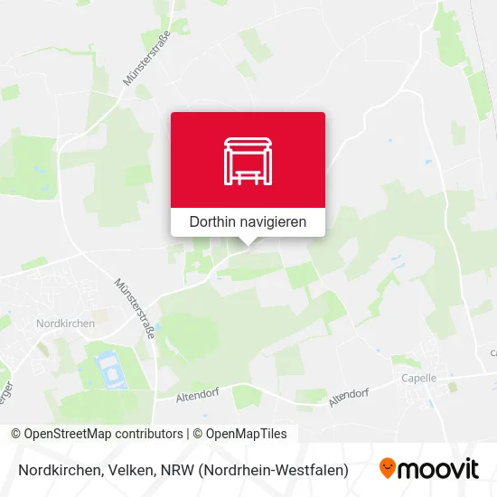 Nordkirchen, Velken Karte