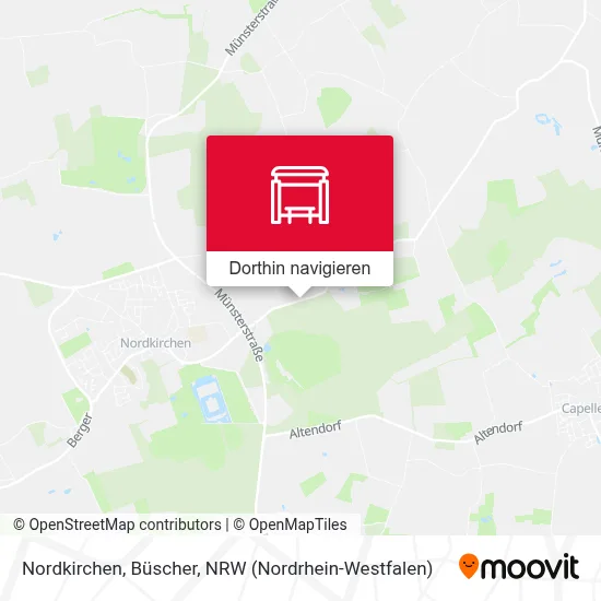 Nordkirchen, Büscher Karte