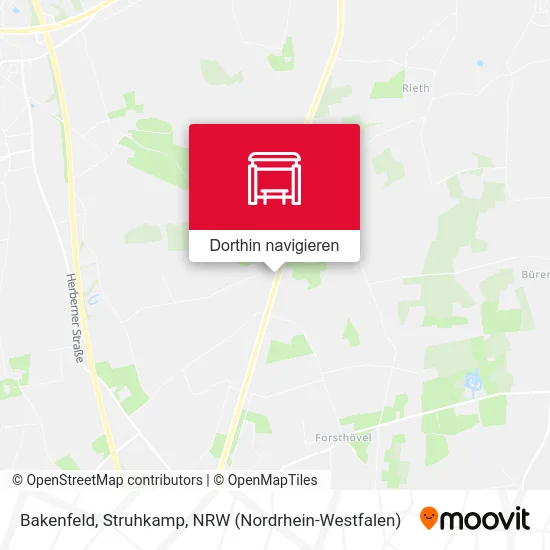 Bakenfeld, Struhkamp Karte