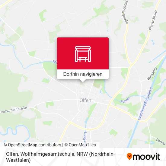 Olfen, Wolfhelmgesamtschule Karte