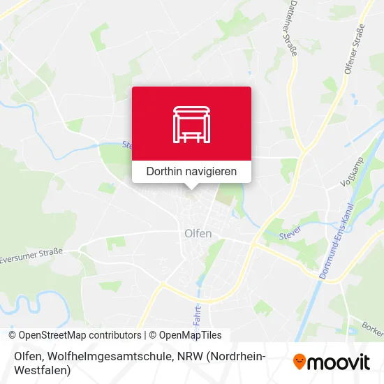 Olfen, Wolfhelmgesamtschule Karte
