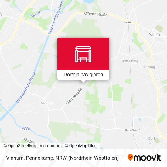 Vinnum, Pennekamp Karte