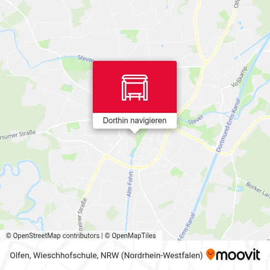 Olfen, Wieschhofschule Karte
