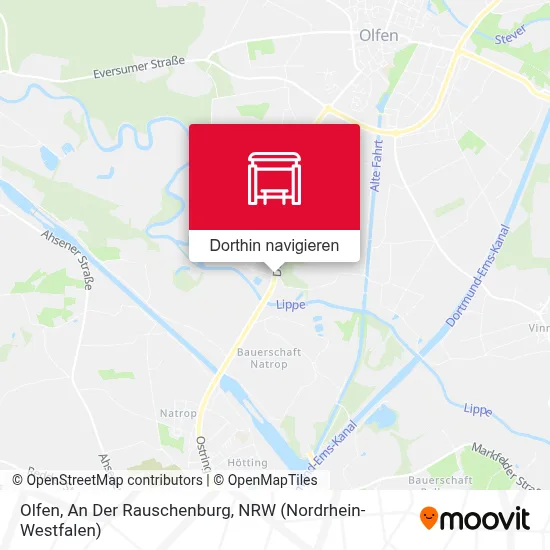 Olfen, An Der Rauschenburg Karte