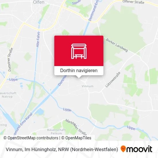 Vinnum, Im Hüningholz Karte
