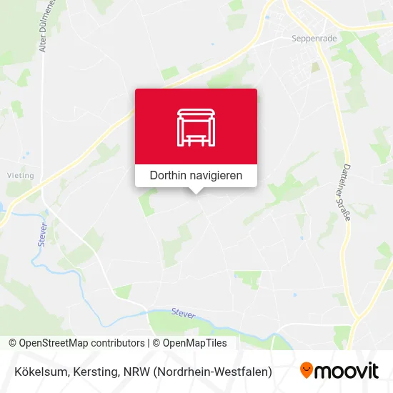 Kökelsum, Kersting Karte