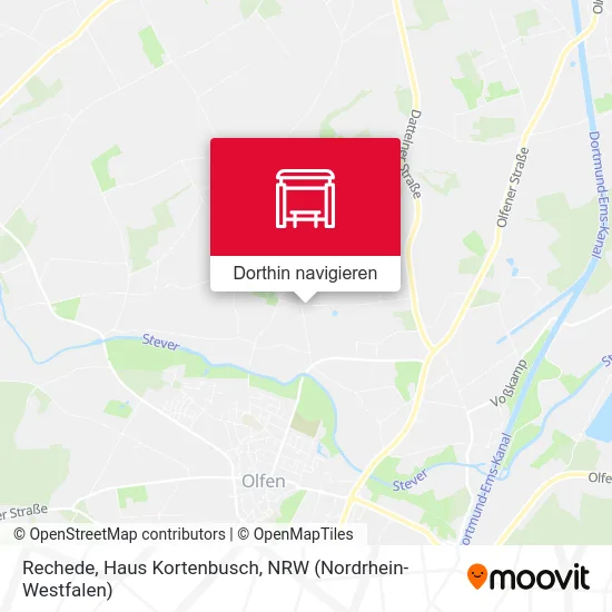 Rechede, Haus Kortenbusch Karte