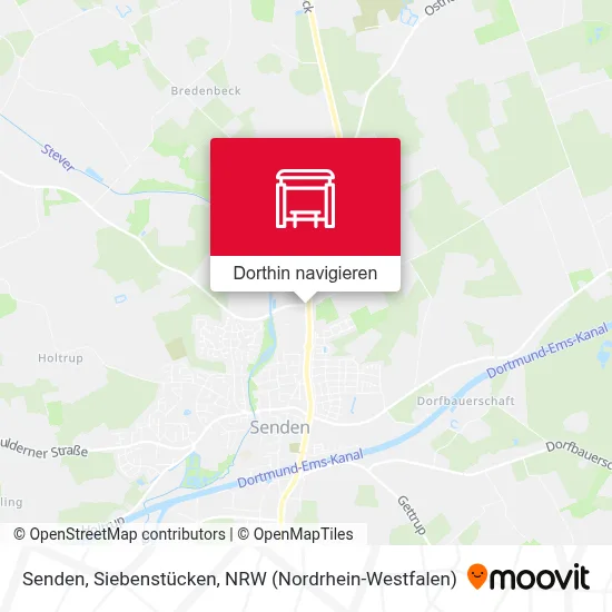 Senden, Siebenstücken Karte