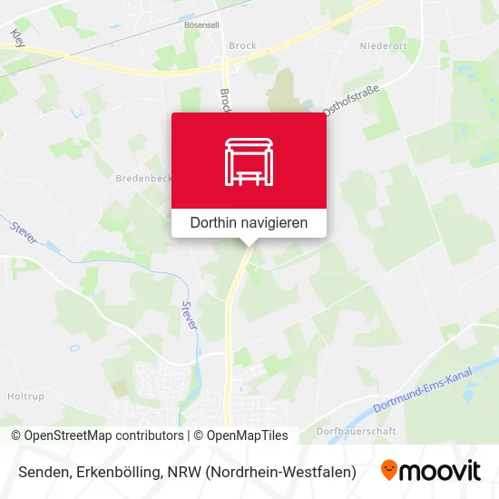 Senden, Erkenbölling Karte