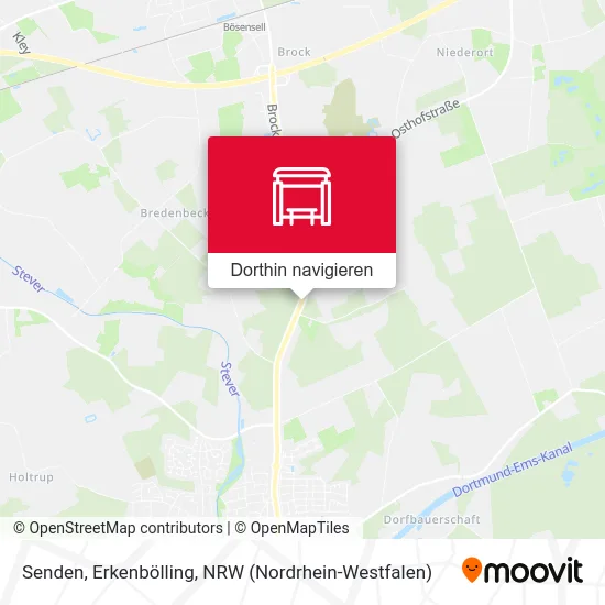 Senden, Erkenbölling Karte