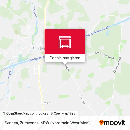 Senden, Zumvenne Karte