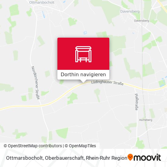 Ottmarsbocholt, Oberbauerschaft Karte