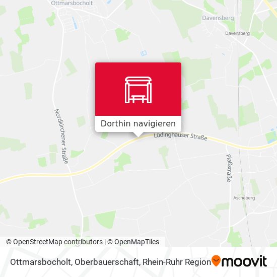 Ottmarsbocholt, Oberbauerschaft Karte