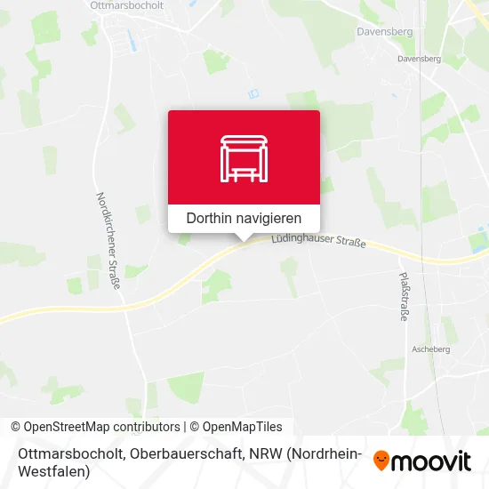 Ottmarsbocholt, Oberbauerschaft Karte