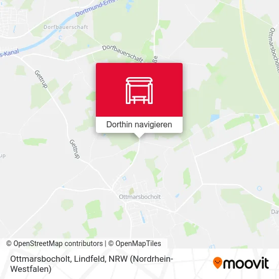 Ottmarsbocholt, Lindfeld Karte