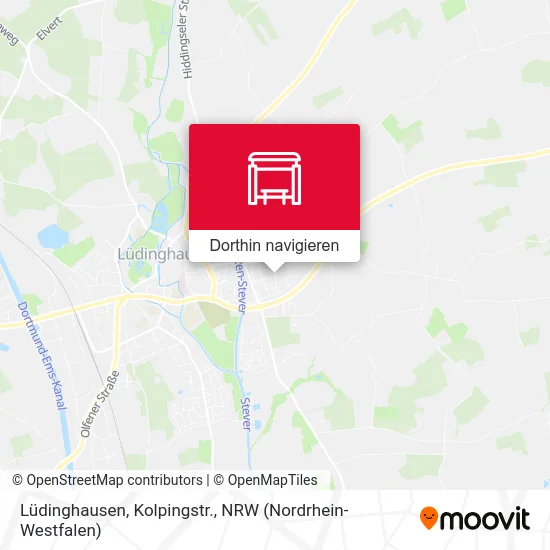 Lüdinghausen, Kolpingstr. Karte