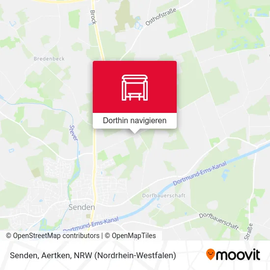 Senden, Aertken Karte