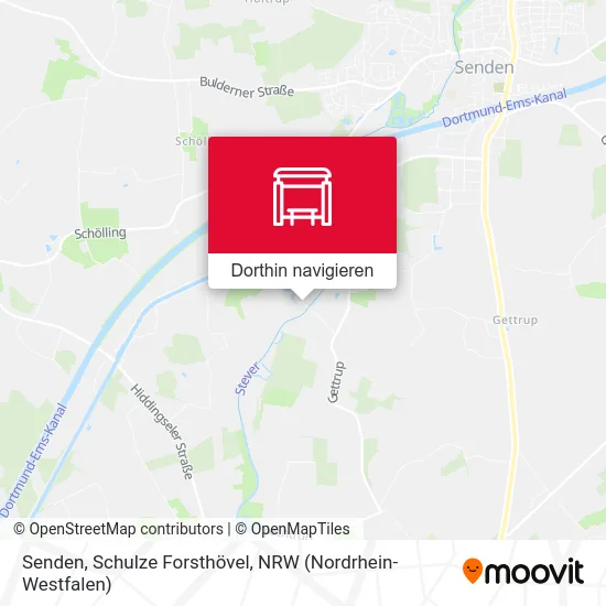 Senden, Schulze Forsthövel Karte