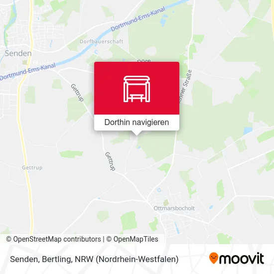 Senden, Bertling Karte