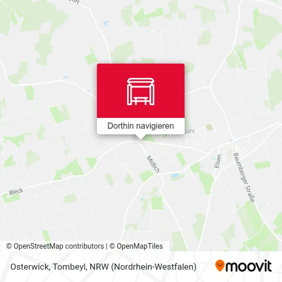 Osterwick, Tombeyl Karte
