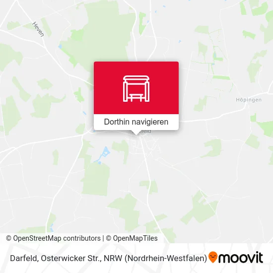 Darfeld, Osterwicker Str. Karte