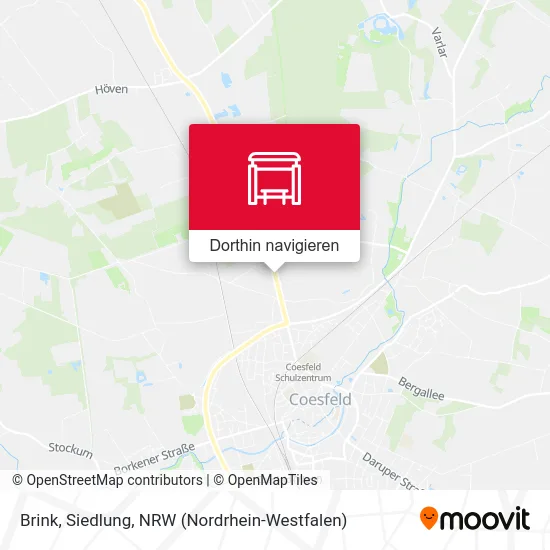 Brink, Siedlung Karte